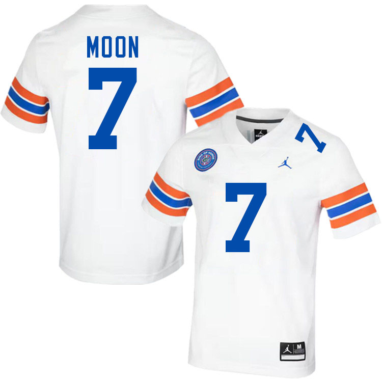 Jeremiah Moon Florida Jersey,Florida Gators #7 Jeremiah Moon Jersey Youth Uniforms-Throwback White